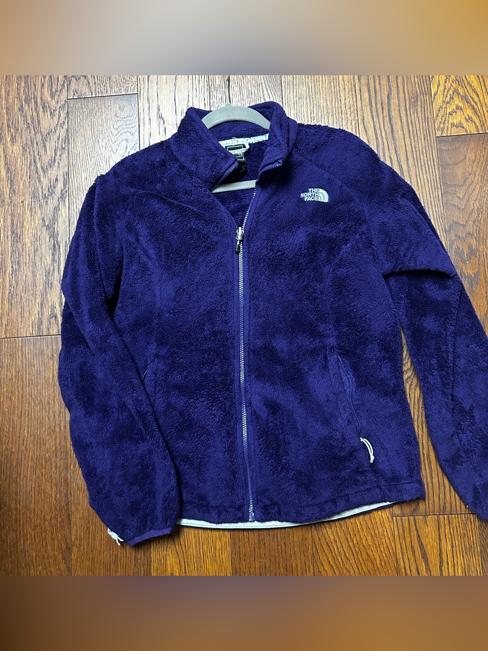The North Face Women’s Large Purple Plush Fleece Full Zip Jacket